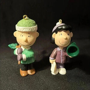 Charlie Brown & Lucy Ornaments - Hallmark
